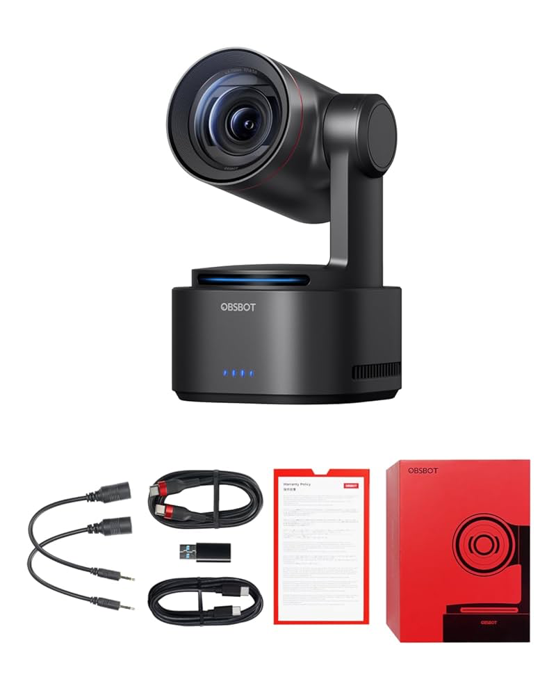 OBSBOT Tail 2 AI-Powered PTZR 4K Live Production Camera